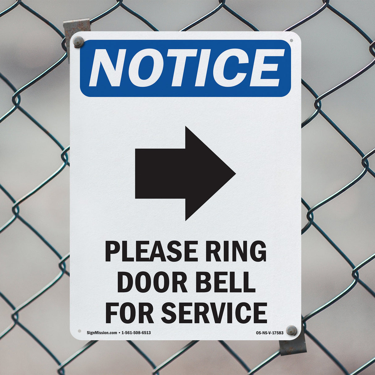 Please Ring Door Bell For Service