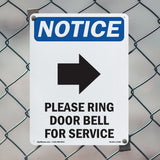 Please Ring Door Bell For Service