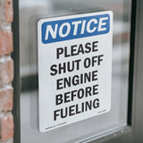 Please Shut Off Engine Before Fueling