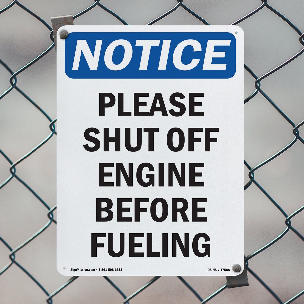 Please Shut Off Engine Before Fueling