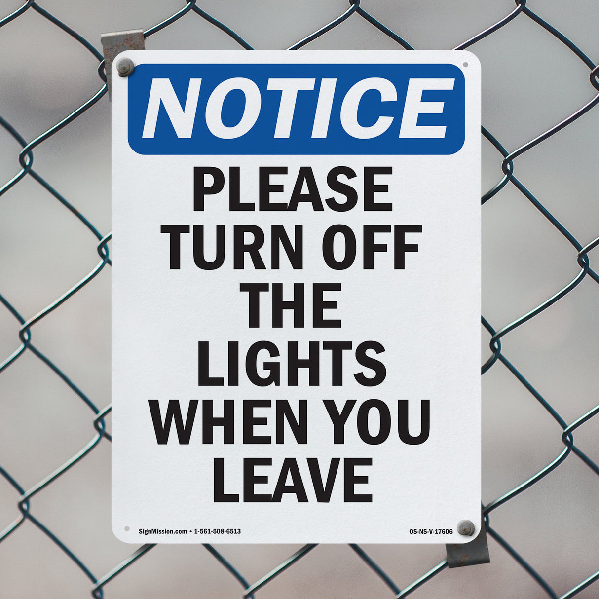 Please Turn Off The Lights When