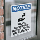 NOTICE Please Wash Hands Before Leaving Restroom