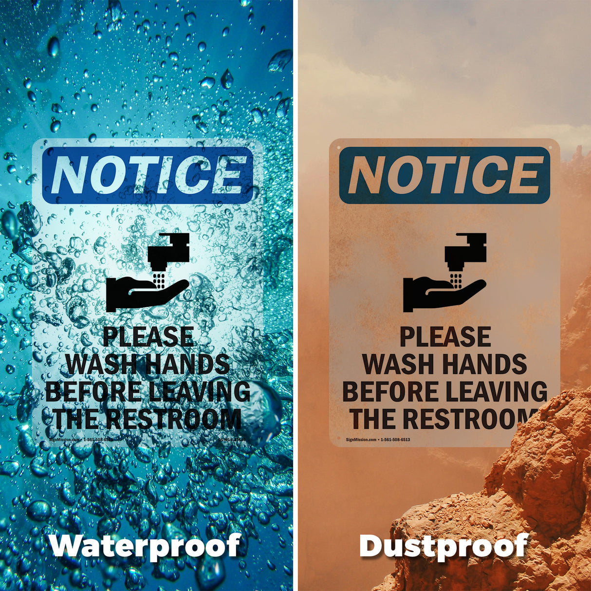 NOTICE Please Wash Hands Before Leaving Restroom