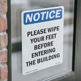 Please Wipe Your Feet Before Entering