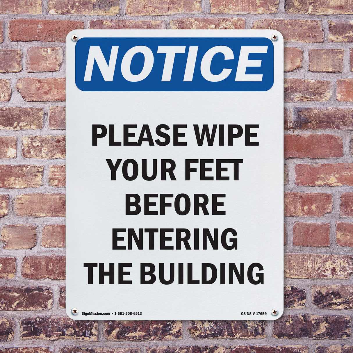 Please Wipe Your Feet Before Entering