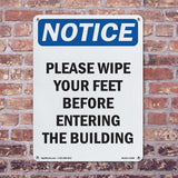 Please Wipe Your Feet Before Entering
