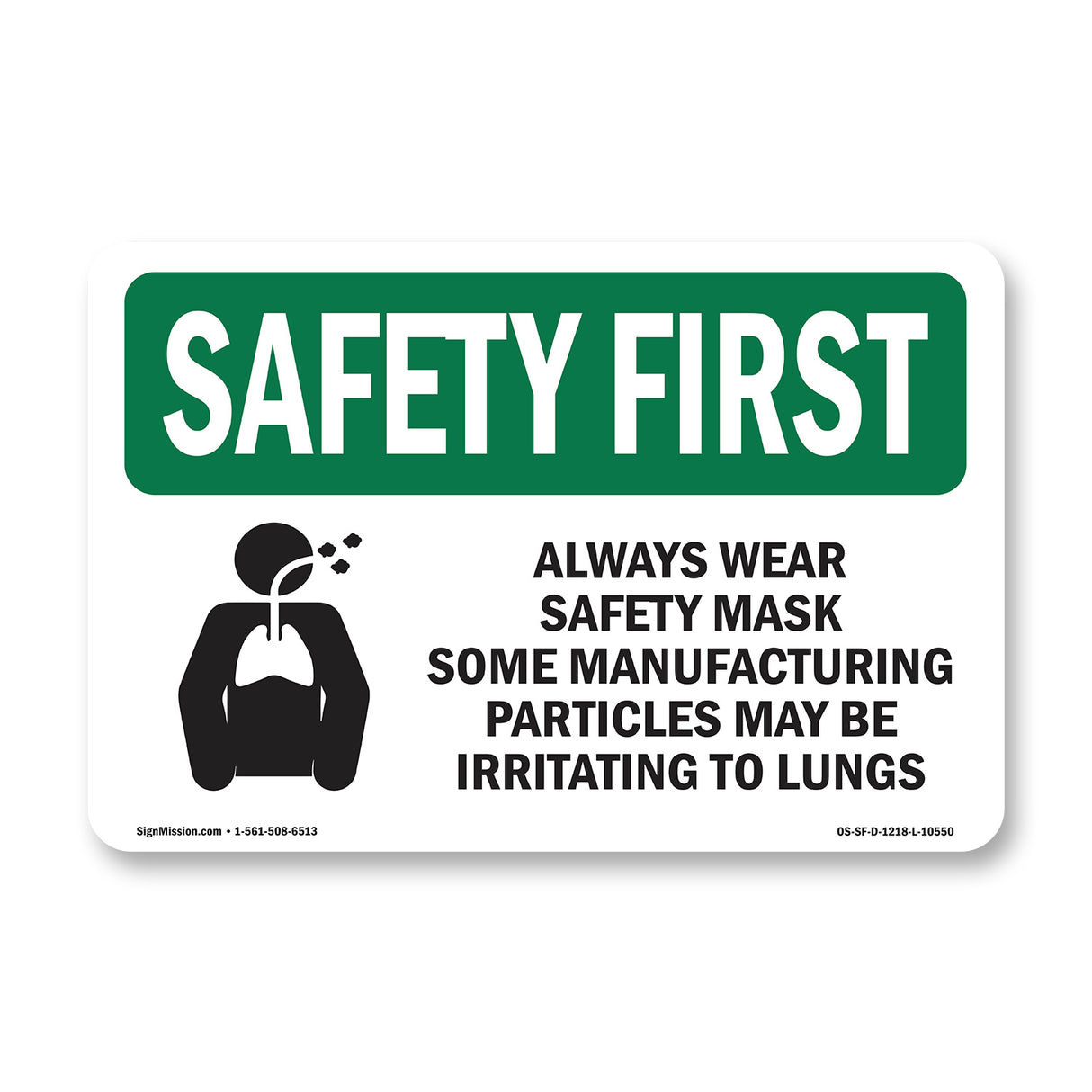 Always Wear Safety Mask Some With Symbol