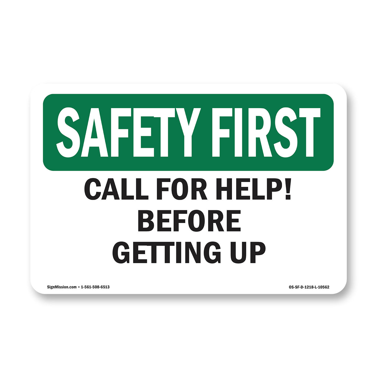 Call For Help Before Getting Up