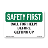 Call For Help Before Getting Up