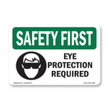 Eye Protection Required With Symbol