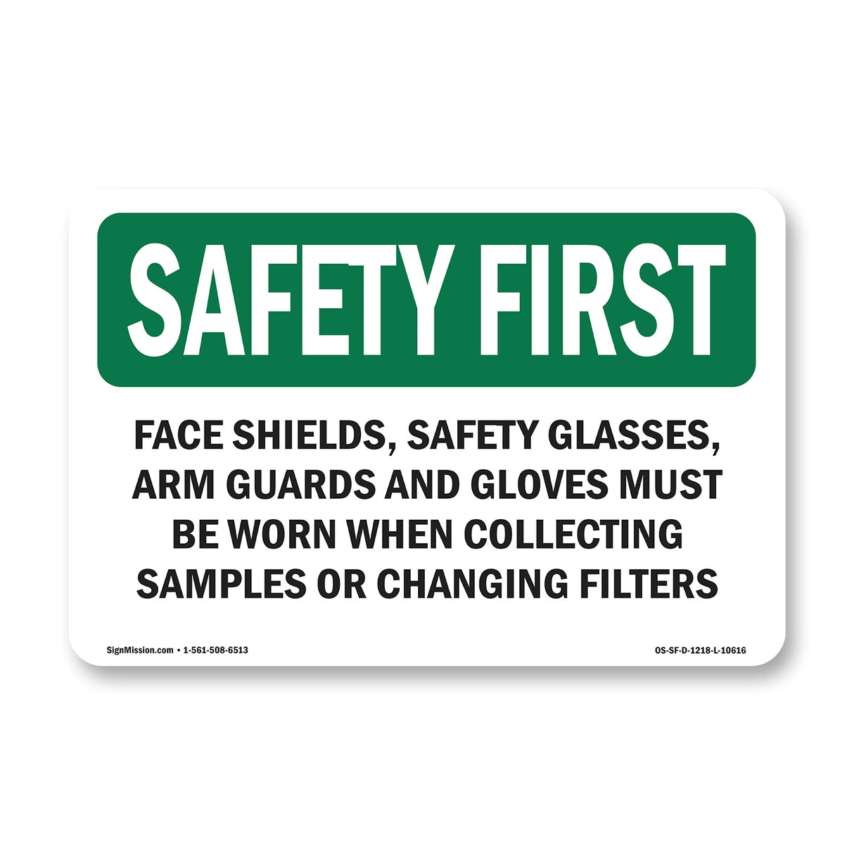 Face Shields, Safety Glasses, Arm Guards