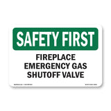Fireplace Emergency Gas Shutoff Valve