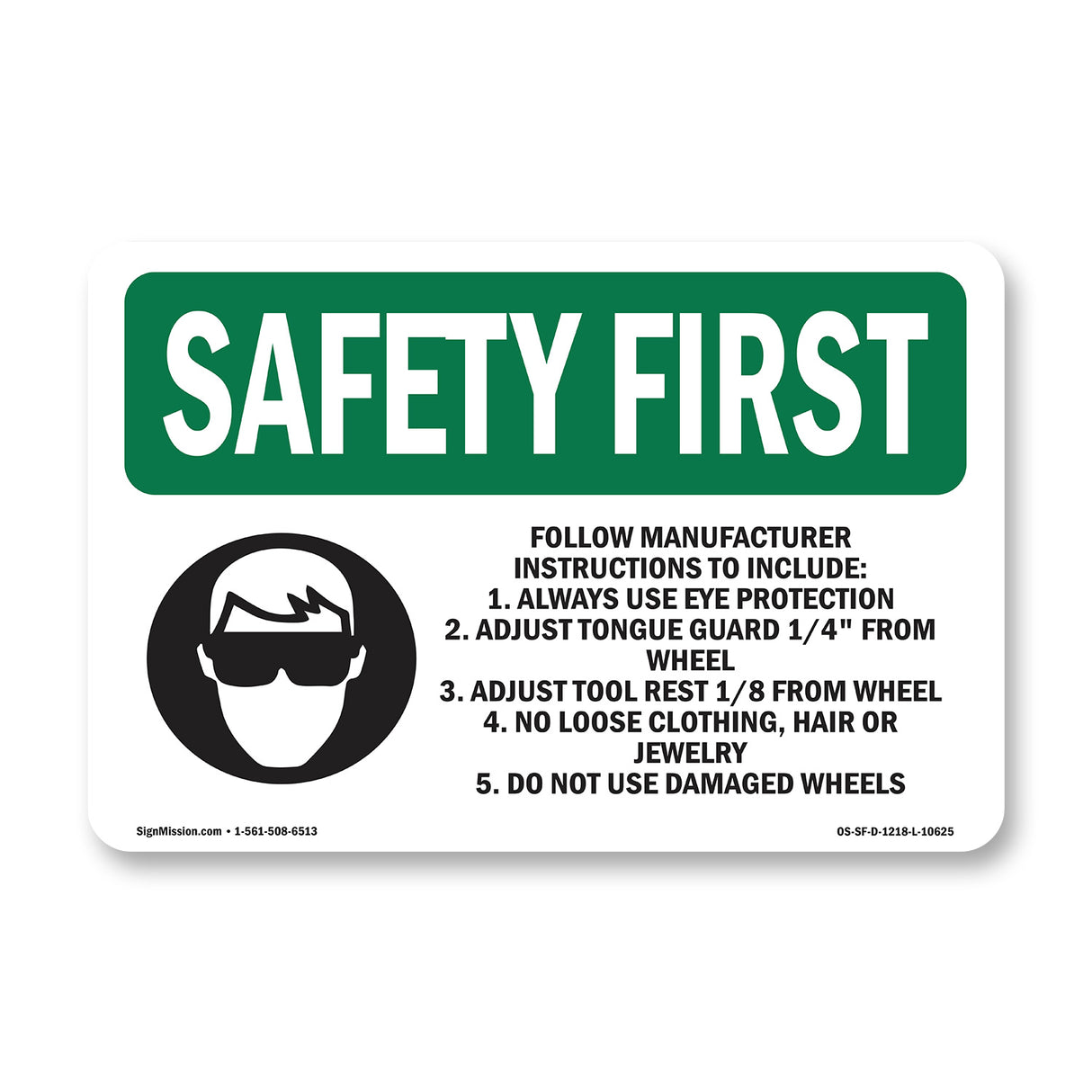 Follow Manufacturer Instructions With Symbol