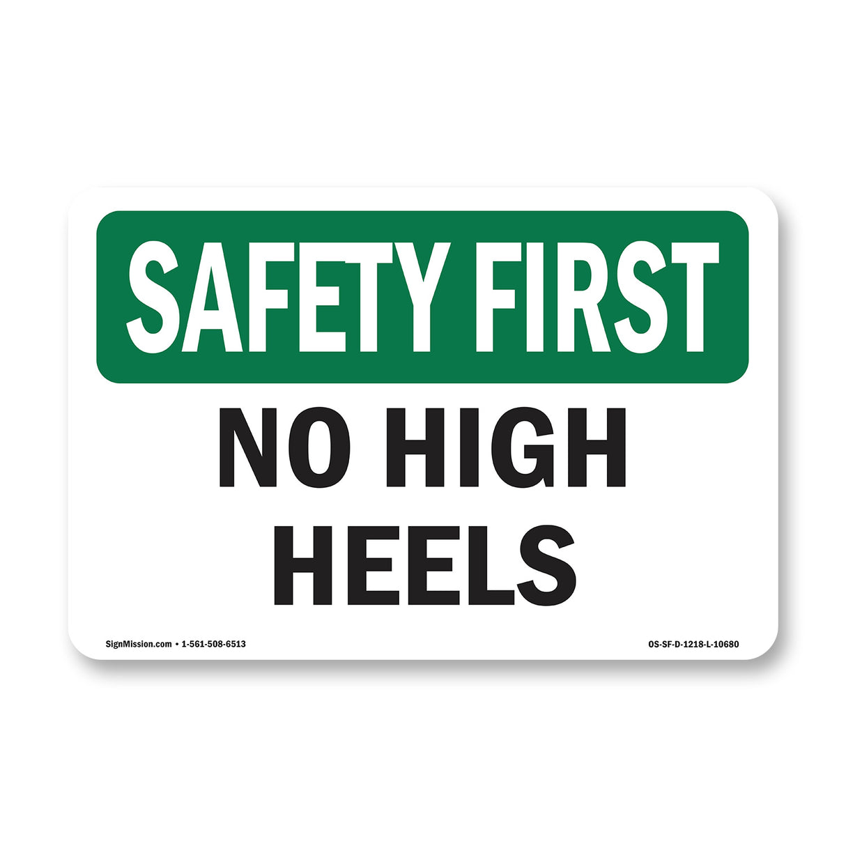 No High Heels