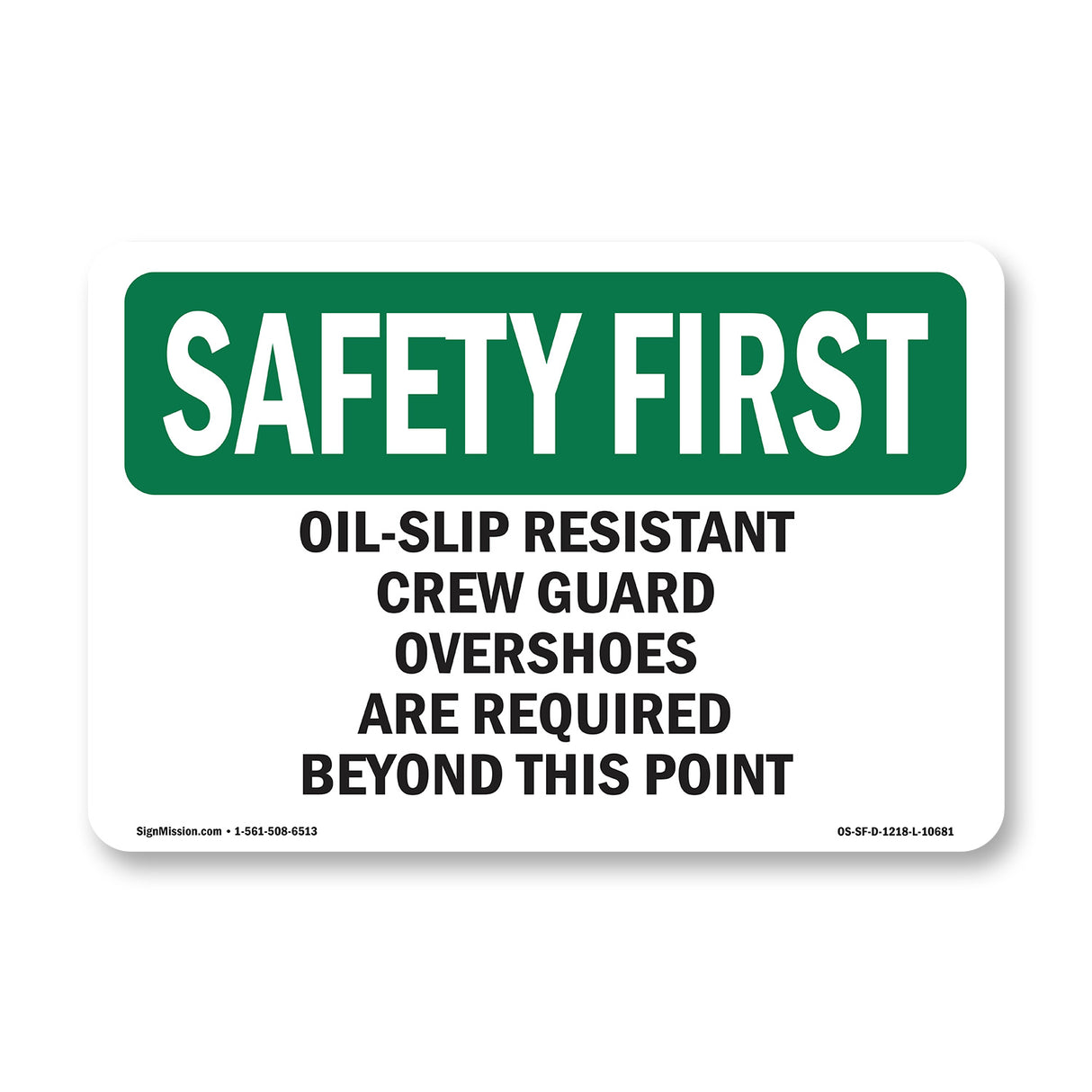 Oil-Slip Resistant Crew Guard Overshoes