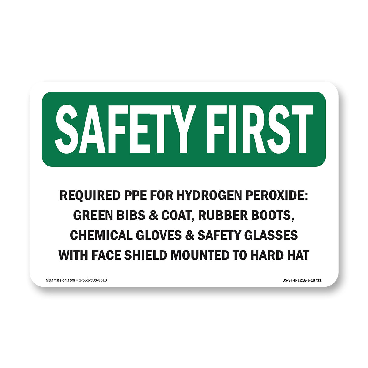 Required PPE For Hydrogen Peroxide