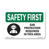 Ear Protection Required Bilingual