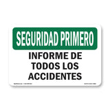 Report All Accidents Spanish