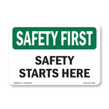 Safety Starts Here