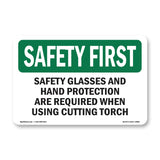 Safety Glasses And Hand Protection