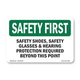 Safety Shoes, Safety Glasses &