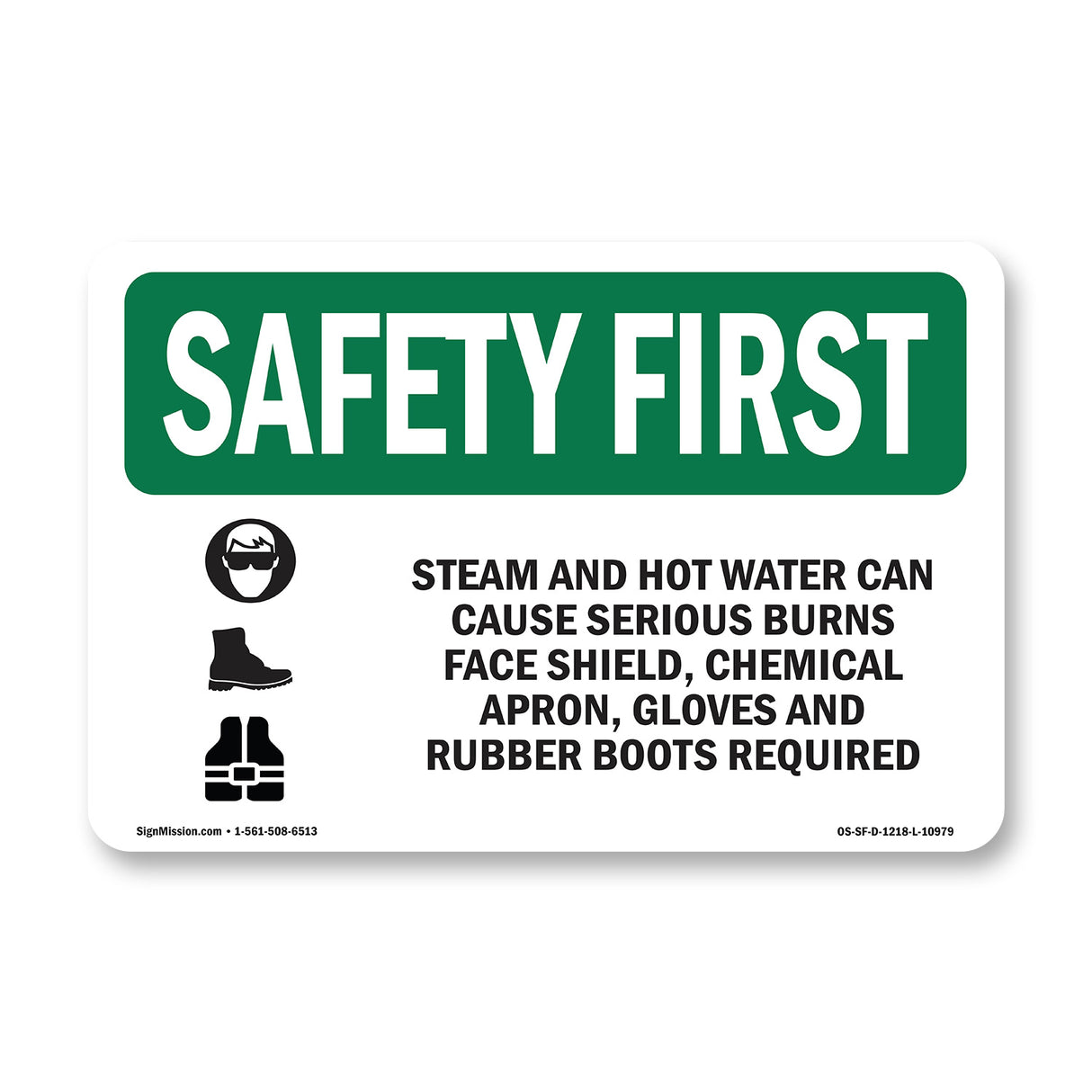 Steam And Hot Water Can Cause With Symbol