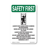 Always Face Ladder Safety Bilingual