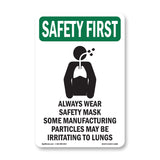 Always Wear Safety Mask Some With Symbol