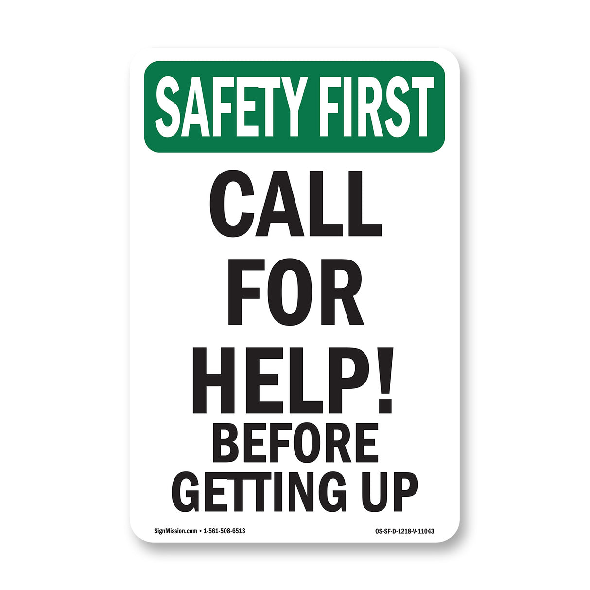 Call For Help Before Getting Up
