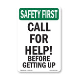 Call For Help Before Getting Up