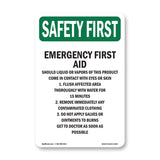 Emergency First Aid Should Liquid Or Vapors