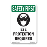Eye Protection Required Bilingual