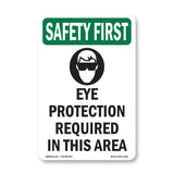 Eye Protection Required In Spanish