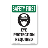 Eye Protection Required With Symbol