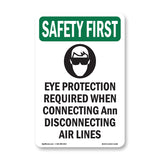 Eye Protection Required When With Symbol