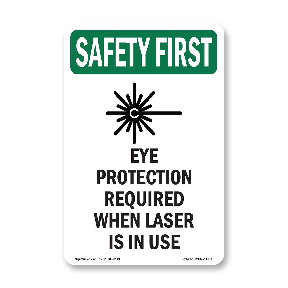 Eye Protection Required When With Symbol