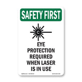 Eye Protection Required When With Symbol
