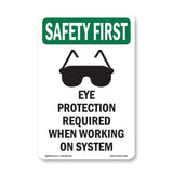 Eye Protection Required When With Symbol