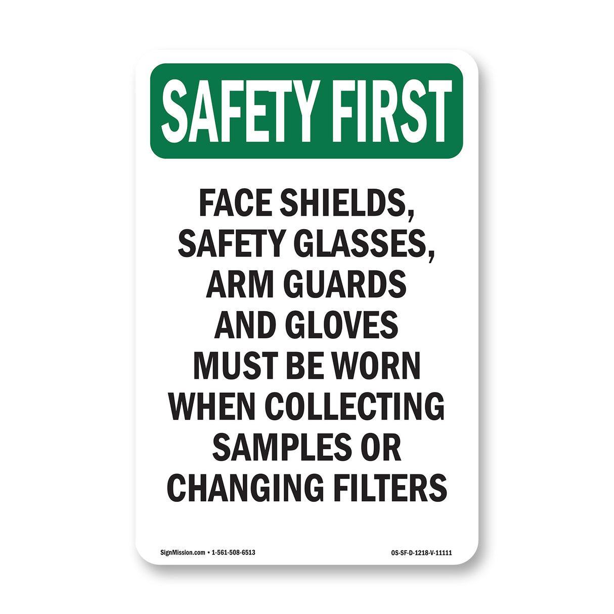 Face Shields, Safety Glasses, Arm Guards