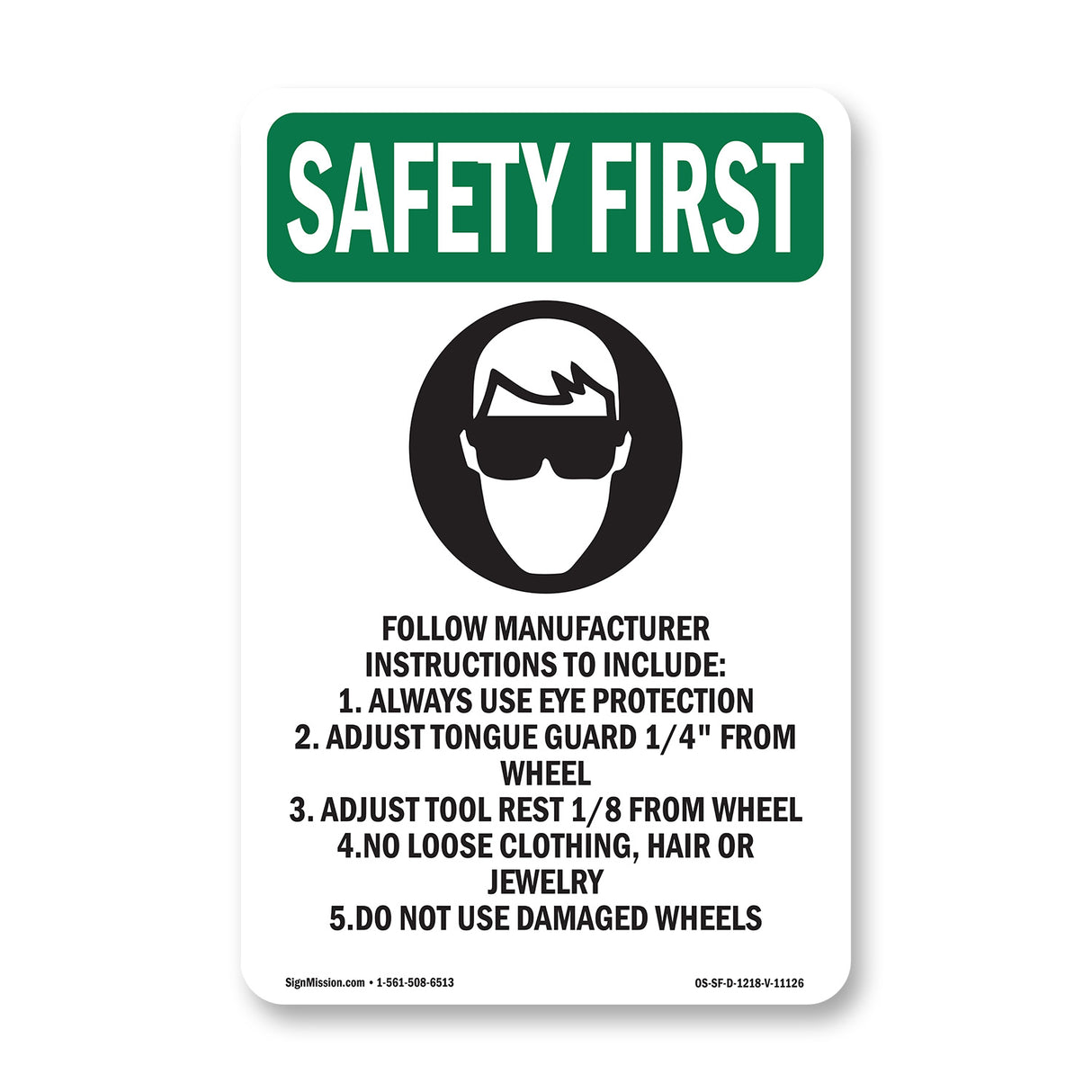 Follow Manufacturer Instructions With Symbol