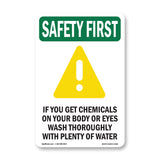If You Get Chemicals On Your Body Eyes