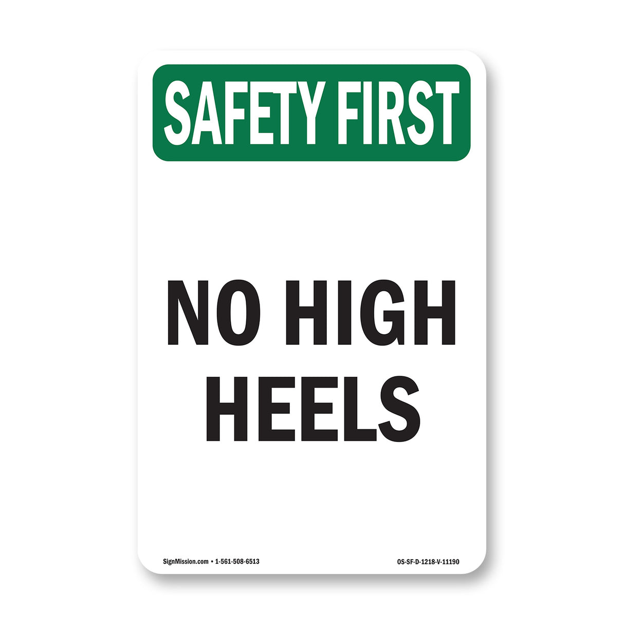 No High Heels