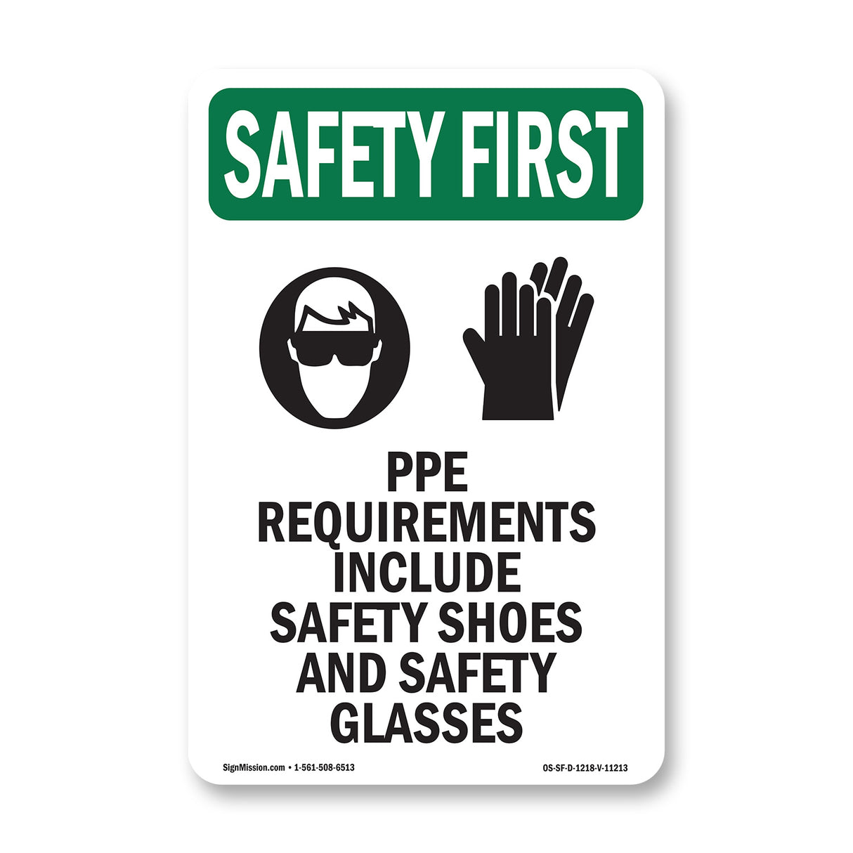 PPE Requirements Include Safety With Symbol