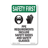 PPE Requirements Include Safety With Symbol