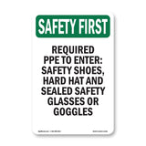 Required PPE To Enter  Safety