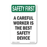 Careful Worker Best Safety
