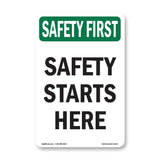 Safety Starts Here