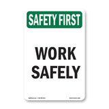 Work Safely Bilingual