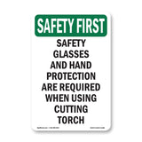 Safety Glasses And Hand Protection