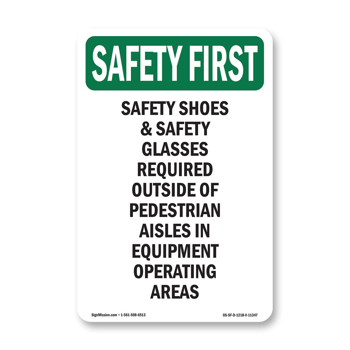 Safety Shoes & Safety Glasses